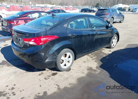 2013 Hyundai Elantra Gls из США, поврежденный, VIN 5NPDH4AE7DH374464